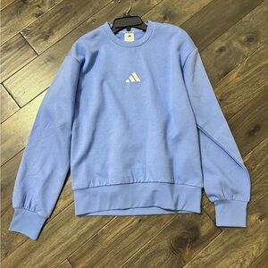 Adidas Men's Sky Blue Crewneck Sweater